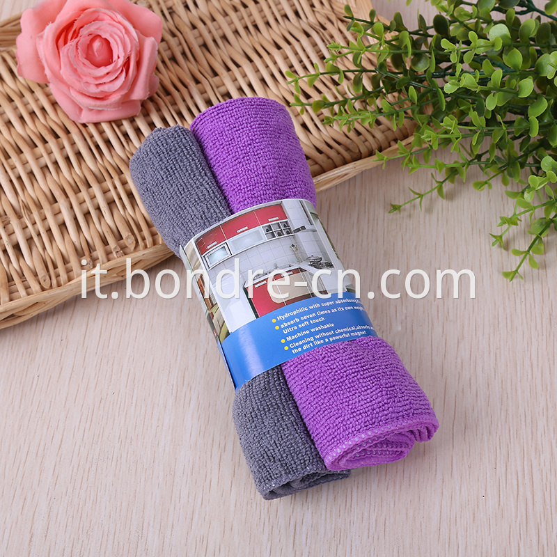 Microfiber Towel Purple Grey 2pcs set (2)